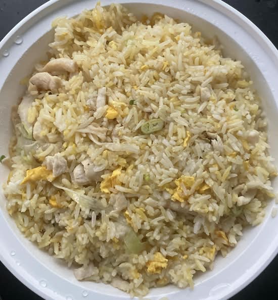 Shredded Chicken and Shredded Lettuce Fried Rice 生炒雞絲飯
